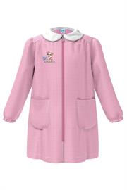 GREMBIULE ASILO ROSA CERNIERA 60 PET 5anni