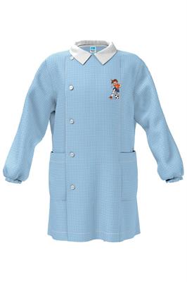 GREMBIULE ASILO AZZURRO 45 CALCIO 2anni