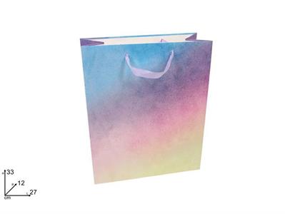 SHOPPER ARCOBALENO GLITTER 27x33