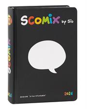 DIARIO SCOMIX 2026 BLACK MEDIUM
