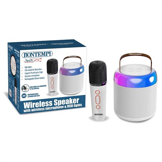 BONTEMPI TECH CASSA C/MICROFONO WIRELESS