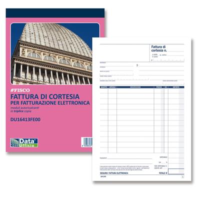 FATTURA DI CORTESIA A5 3copie