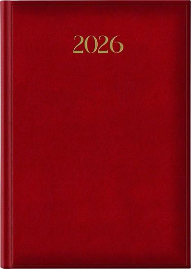 AGENDA 2026 17x24 MADRID ROSSO SETTIMANALE