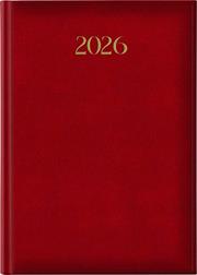 AGENDA 2026 17x24 MADRID ROSSO SETTIMANALE