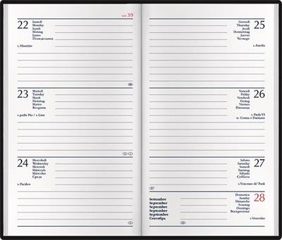 AGENDA 2026 8x14 CARIBE AZZURRO SETTIMANALE VERT.