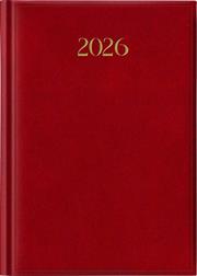AGENDA 2026 A5 MADRID ROSSO GIORNALIERA S/D