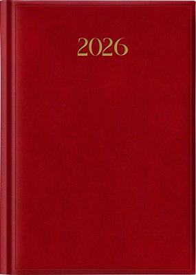 AGENDA 2026 A5 MADRID ROSSO GIORNALIERA S/D