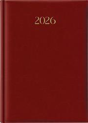 AGENDA 2026 A4 MADRID ROSSO GIORNALIERA