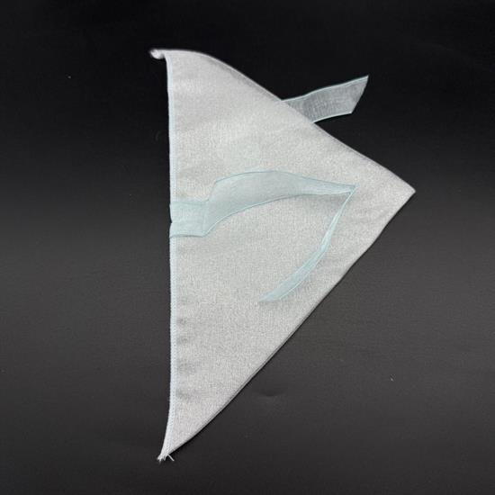 SACCHETTI CONICO AZZURRO ORGANZA