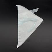 SACCHETTI CONICO AZZURRO ORGANZA