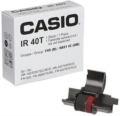 INCHIOSTRO NERO/ROSSO INK ROLL IR-40T