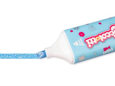 EVIDENZIATORI COCCOLOTTI GLITTER C/TIMBRINO 3pz