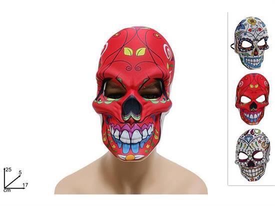 MASCHERA TESCHIO DECORATA ASS.