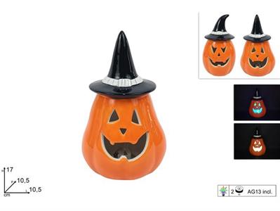 ZUCCA C/CAPPELLO STREGA CERAMICA ASS.