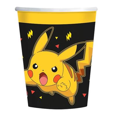 BICCHIERI POKEMON 8pz CARTA