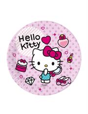 PIATTI HELLO KITTY FASHION 23cm 8pz