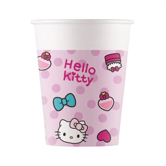 BICCHIERI HELLO KITTY FASHION 8pz CARTA