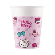 BICCHIERI HELLO KITTY FASHION 8pz CARTA