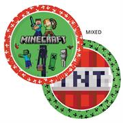 PIATTI MINECRAFT 23cm 8pz