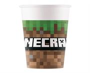 BICCHIERI MINECRAFT 8pz CARTA