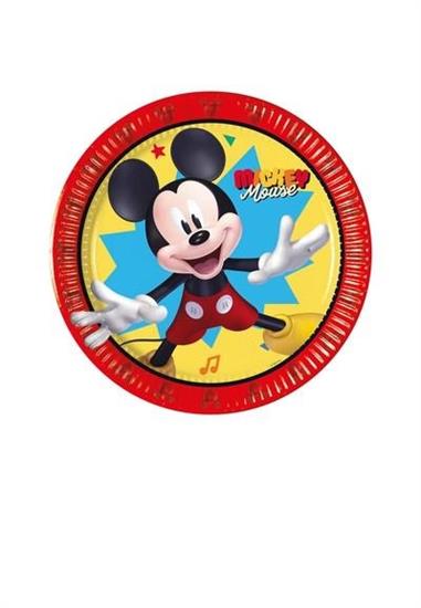 PIATTI MICKEY JUMP INTO FUN 20cm 8pz