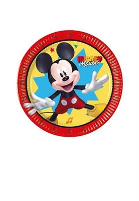 PIATTI MICKEY JUMP INTO FUN 20cm 8pz