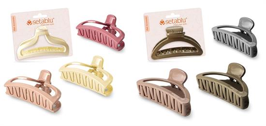 PINZA CAPELLI COLORATA 9cm COL.ASS.