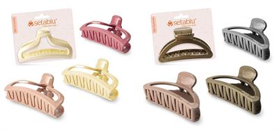 PINZA CAPELLI COLORATA 9cm COL.ASS.