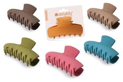 PINZA CAPELLI COLORATA 9cm COL.ASS.