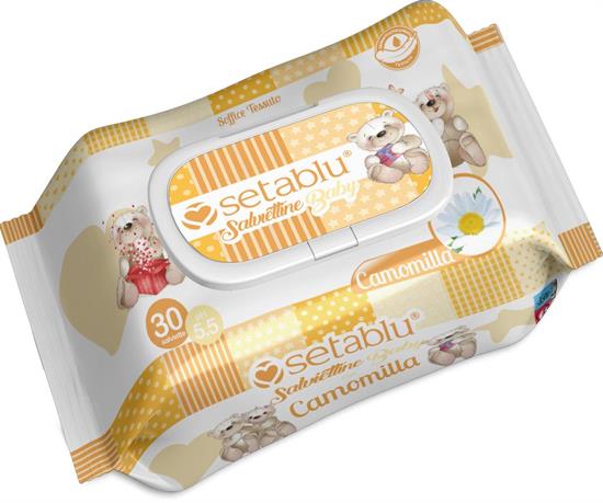 SALVIETTINE BABY CAMOMILLA 30pz