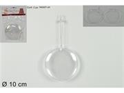 SFERA PLASTICA PIATTA 10cm