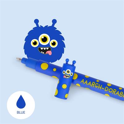 PENNA CANCELLABILE LEGAMI - MONSTER - ink blu