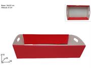 VASSOIO CARTONCINO 39x25x10 ROSSO