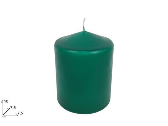 CANDELA 10x7,5cm VERDE