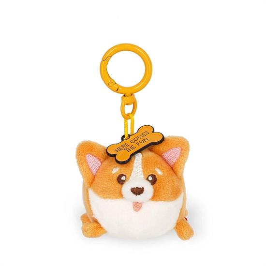 PORTACHIAVI PELUCHE TINY - CORGI SUPER SOFT LEGAMI
