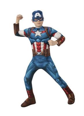 COSTUME CAPITAN AMERICA tg.S 5-6anni