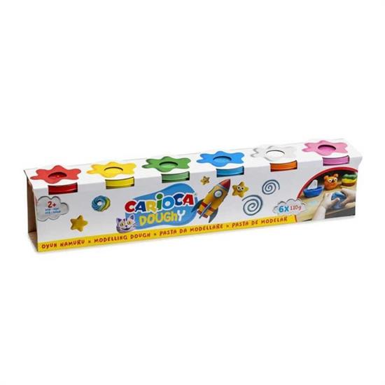 PLASTILINA DOUGHY CARIOCA 6x110gr