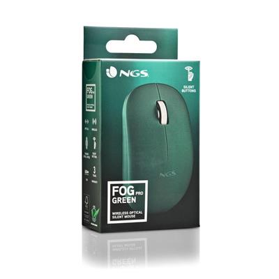 MOUSE NGS WIRELESS SILENT BUTTONS VERDE