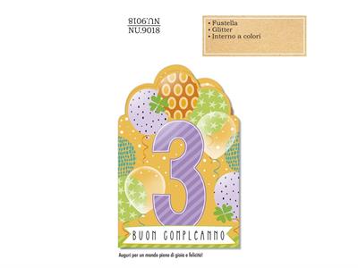 BIGLIETTO 3 ANNI NUMERO