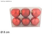 PALLE ROSSO 3 FINITURE 8cm 6pz