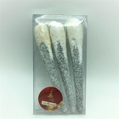 GHIACCIOLI 16cm SILVER 3PZ