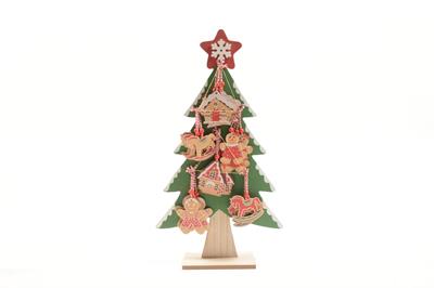 PENDENTE MARZAPANE IN LEGNO 7x8cm