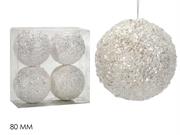 PALLE 100mm BIANCO 4pz