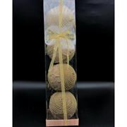 PALLE JUTA GLITTER 10cm 4pz