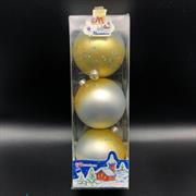 SFERE SFUMATE ARGENTO/ORO 3pz