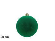 PALLA FLOCCATA 20cm VERDE