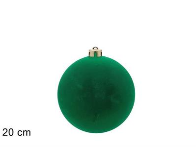 PALLA FLOCCATA 20cm VERDE