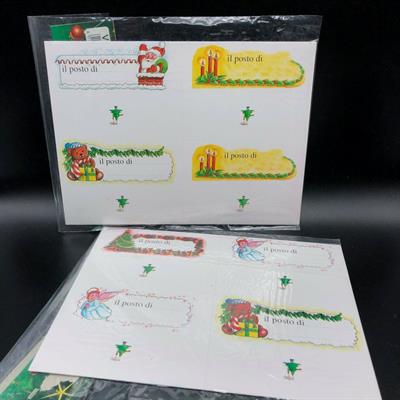 SEGNAPOSTO NATALE 10pz
