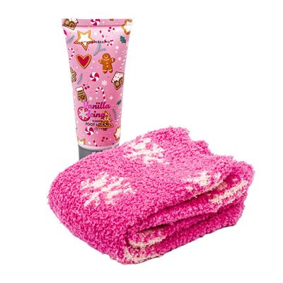 LOZIONE + CALZINI NATALE ROSA