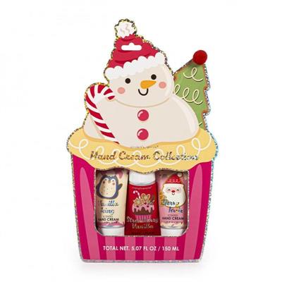 SET 3 CREMA MANI PUPAZZO NEVE